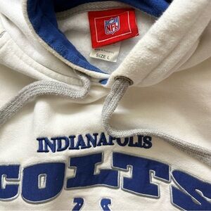 NFL Colts Hoodie in White and Blue